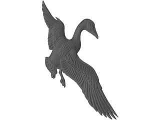 Canadian Goose 3D Model preview
