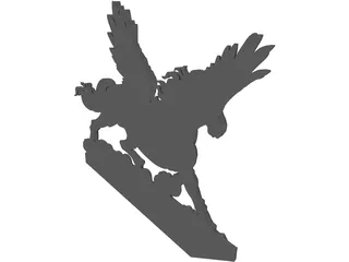 Pegasus 3D Model preview