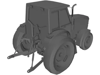 Tractor 3D Model preview