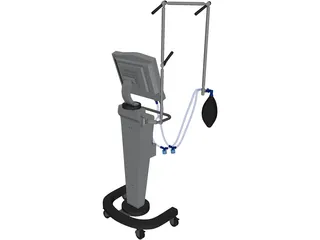 Hospital Ventilator 3D Model preview