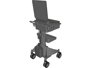 CX50 Ultrasound 3D Model preview