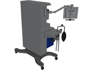 Anesthesia Machine 3D Model preview