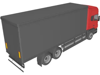 MAN Truck 3D Model preview