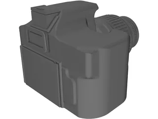 Nikon D5200 3D Model preview