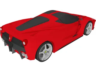 Ferrari LaFerrari (F70) (2014) 3D Model preview