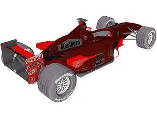 Ferrari F1 (2007) 3D Model preview