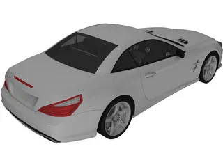 Mercedes-Benz SL500 3D Model preview