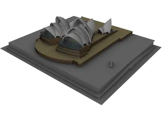 Sydney Opera House 3D Model preview