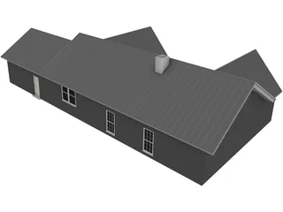 Cottage 3D Model preview