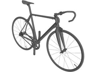 Road Bike 3D Model preview
