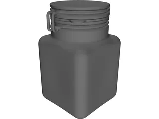 Weck Jar 3D Model preview
