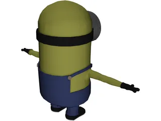 Minion One Eye 3D Model preview
