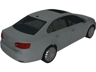 Volkswagen Jetta (2011) 3D Model preview