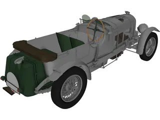 Bentley (1930) 3D Model preview