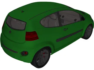 Kia Concept Car 3D Model preview