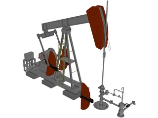 Oil Pump 3D Model preview