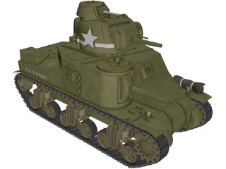 M3 Lee 3D Model preview