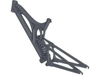 Santa Cruz V10 Frame 3D Model preview