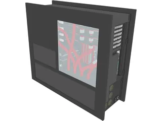 Romulus Full Tower Gaming Desktop 3D Model preview