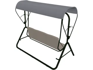 Bench 3D Model preview