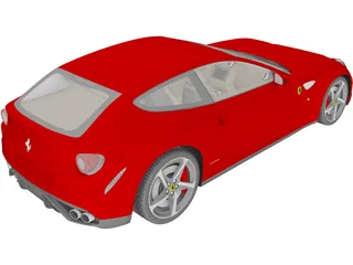 Ferrari FF 3D Model preview