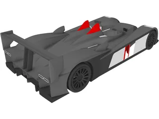 Audi R10 TDi Le Mans 3D Model preview