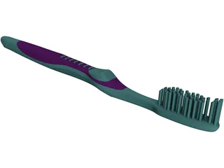 Toothbrush Common 3D Model preview