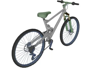 Mountain Bike 3D Model preview