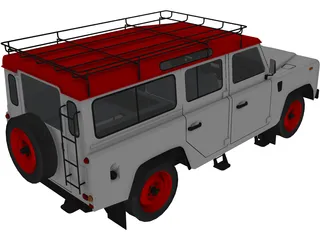 Land Rover Defender 110 3D Model preview