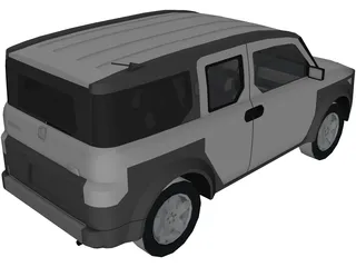 Honda Element 3D Model preview