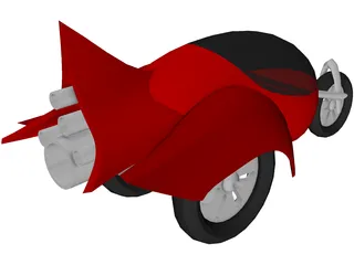 Future Car 3D Model preview
