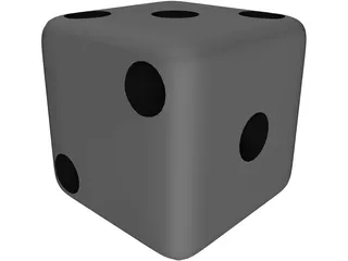 Casino Dice 3D Model preview