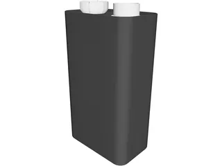 9 Volt Battery 3D Model preview