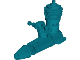 RC Engine 3D Model preview