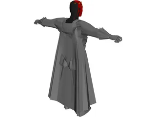 Star Wars Darth Maul 3D Model preview