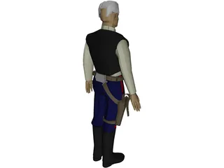 Star Wars Hans Solo 3D Model preview