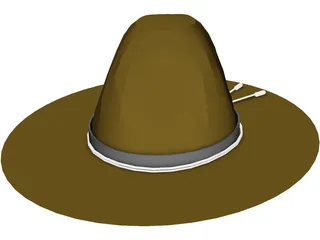 Trooper Hat 3D Model preview