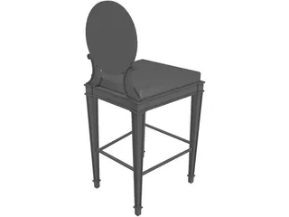 Barstool 3D Model preview