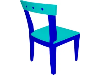 Desk Chair 3D Model preview
