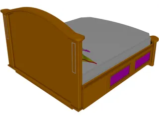 Bed Master Berth 3D Model preview