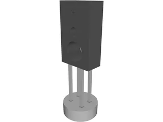 Speaker 3D Model preview
