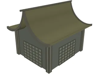 Pagoda 3D Model preview