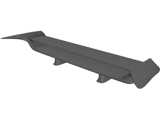Spoiler 3D Model preview