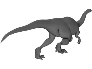 Plateosaurus 3D Model preview