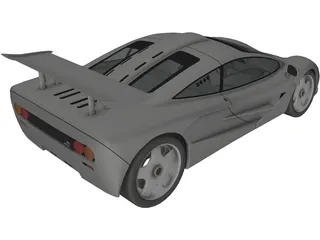 McLaren F1 3D Model preview
