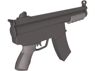 MP5 3D Model preview