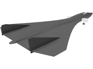 Aurora Spy Plane 3D Model preview