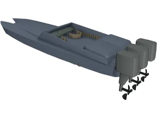 Offshore Cat 3D Model preview