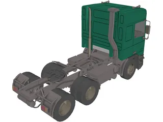Man Truck 3D Model preview