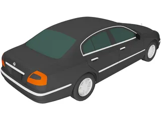 Nissan Cima (2001) 3D Model preview